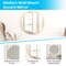 Flash Furniture 20" Round Gold Metal Framed Accent Wall Mirror RH-M003-RD50BB-GD-GG - alternate 4